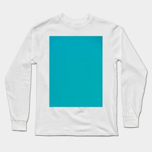 Minimalistic blue summer ocean water pattern Long Sleeve T-Shirt